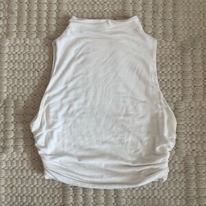 Naked Wardrobe White Sleeveless Top
